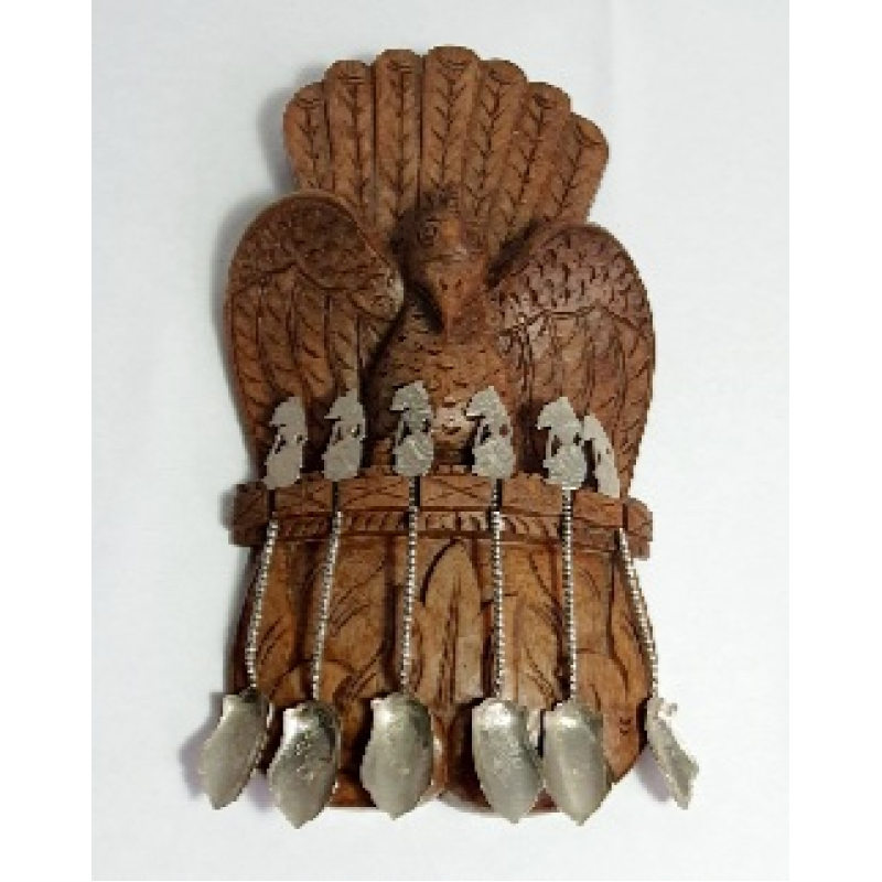 Indonesisch hardhouten lepelrek